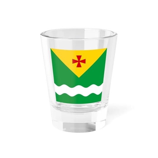 Novomyrhorod flag (Ukraine) Shot Glass 1.5oz 1.5oz - Go Mug Yourself