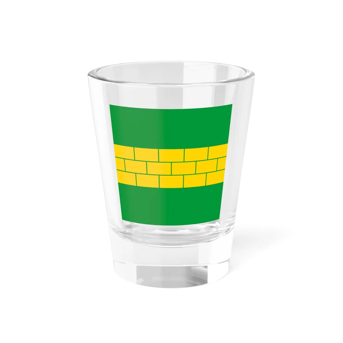 Novyi Kryvyn flag (Ukraine) Shot Glass 1.5oz 1.5oz - Go Mug Yourself