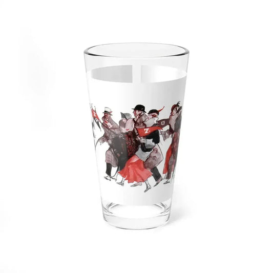 Now-and-Then, McCall's magazine, December 1931 (Magazine Illustration) Pint Glass 16oz 16oz - Go Mug Yourself