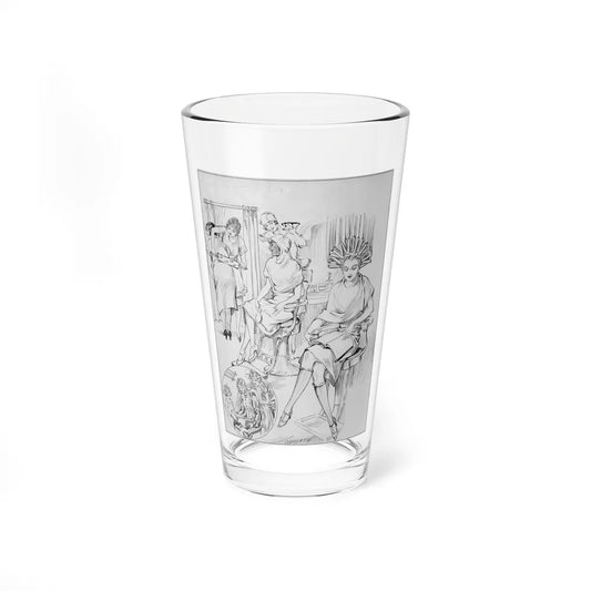 Now and Then, New York Tribune illustration, 1925 (Magazine Illustration) Pint Glass 16oz 16oz - Go Mug Yourself