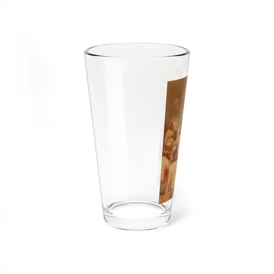Now He Goes to Bed with Dr. Kinsey, Esquire magazine story illustration, 1953 (Magazine Illustration) Pint Glass 16oz - Go Mug Yourself