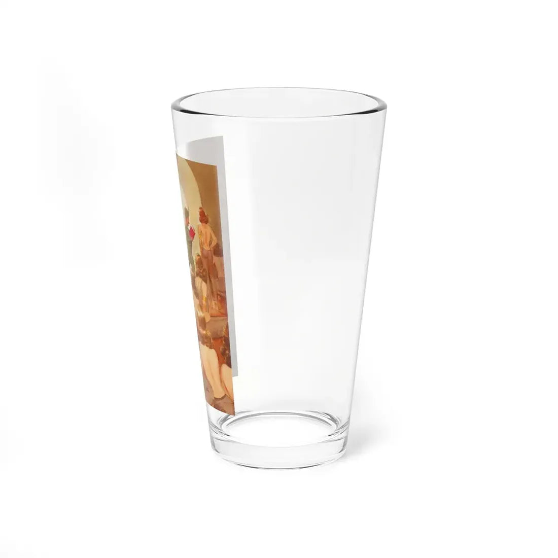 Now He Goes to Bed with Dr. Kinsey, Esquire magazine story illustration, 1953 (Magazine Illustration) Pint Glass 16oz - Go Mug Yourself