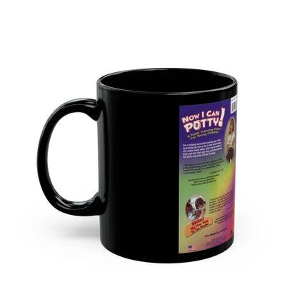 NOW I CAN POTTY (VHS COVER) - Black Coffee Mug-Go Mug Yourself