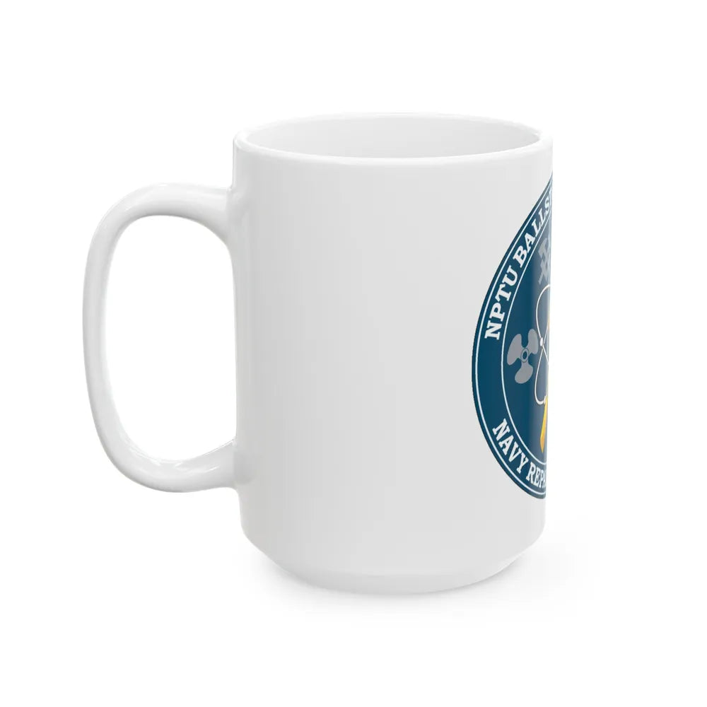 NPTU Ballston SPA NRD (U.S. Navy) White Coffee Mug-Go Mug Yourself