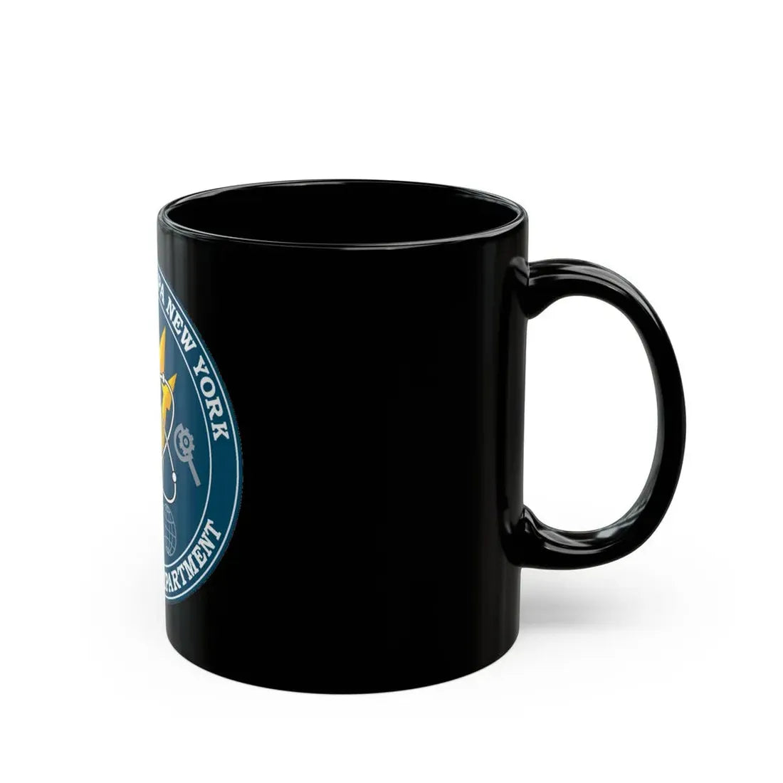 NPTU Ballston SPA NRD (U.S. Navy) Black Coffee Mug - Go Mug Yourself