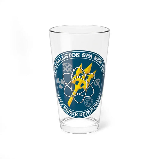 NPTU Ballston SPA NRD (U.S. Navy) Pint Glass 16oz 16oz - Go Mug Yourself