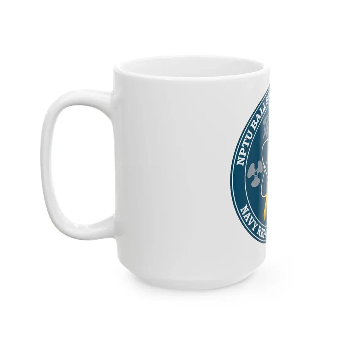 NPTU Ballston SPA NRD (U.S. Navy) White Coffee Mug - Go Mug Yourself