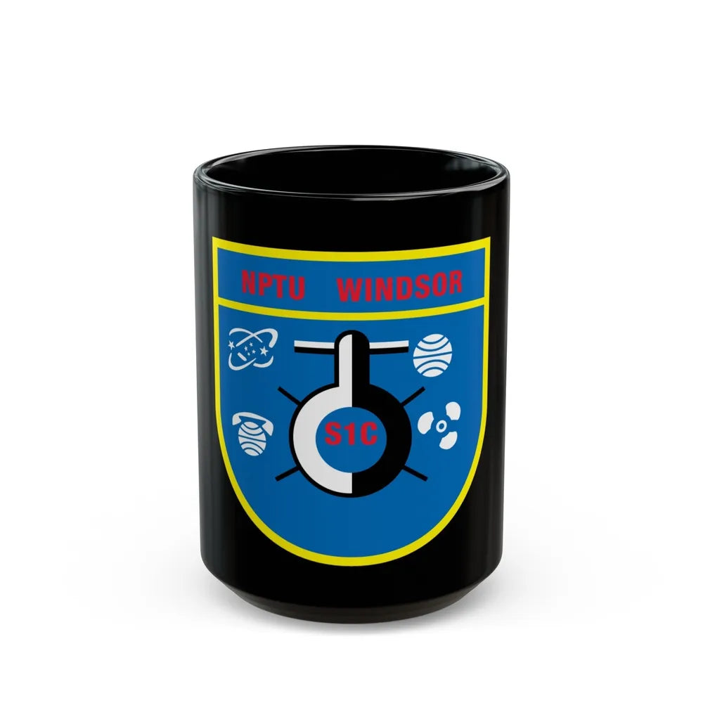 NPTU Windsor S1C (U.S. Navy) Black Coffee Mug-15oz-Go Mug Yourself