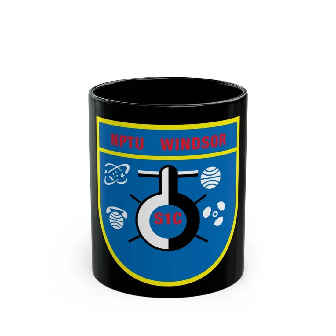 NPTU Windsor S1C (U.S. Navy) Black Coffee Mug 11oz - Go Mug Yourself