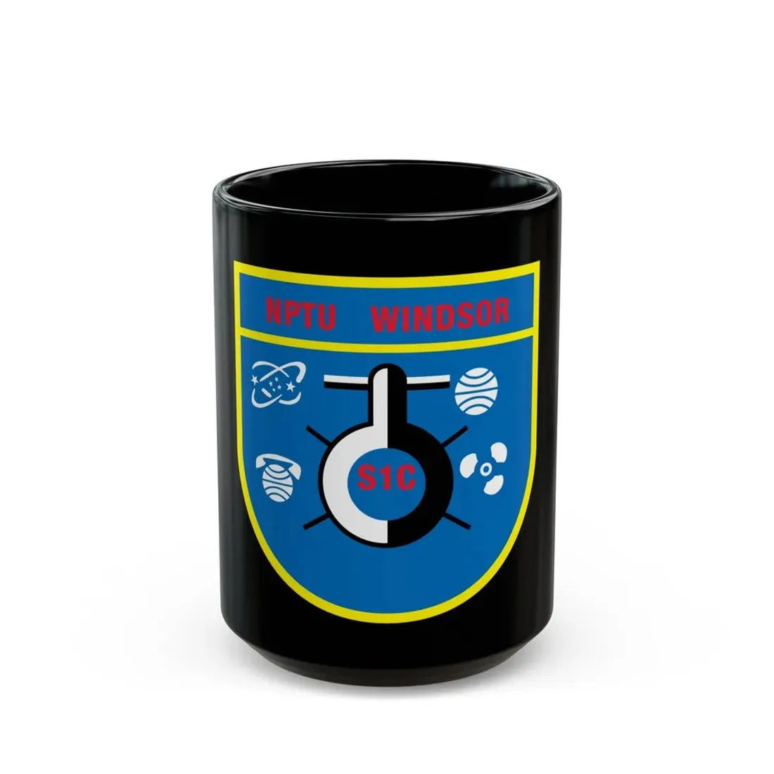 NPTU Windsor S1C (U.S. Navy) Black Coffee Mug 15oz - Go Mug Yourself