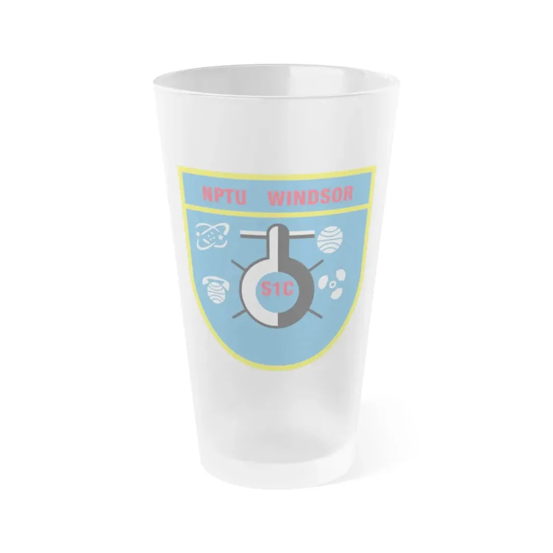 NPTU Windsor S1C (U.S. Navy) Frosted Pint Glass 16oz Default Title - Go Mug Yourself