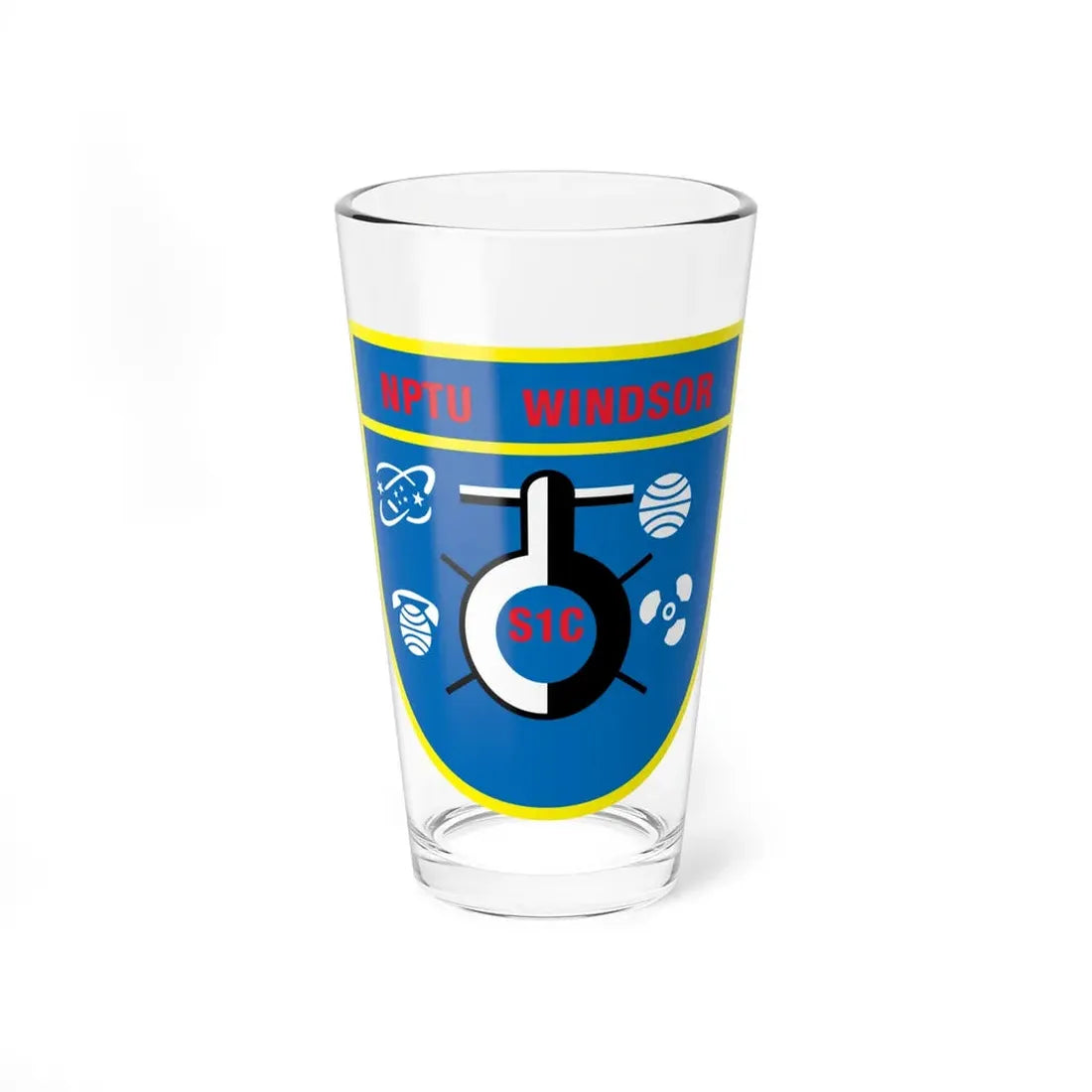 NPTU Windsor S1C (U.S. Navy) Pint Glass 16oz 16oz - Go Mug Yourself