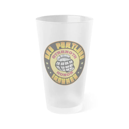 NRD Portland Ironman (U.S. Navy) Frosted Pint Glass 16oz Default Title - Go Mug Yourself