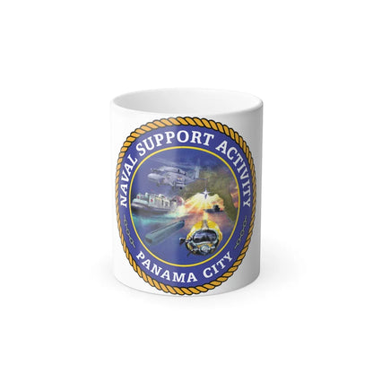 NSA Panama City Naval Support Activity (U.S. Navy) Color Changing Mug 11oz-11oz-Go Mug Yourself