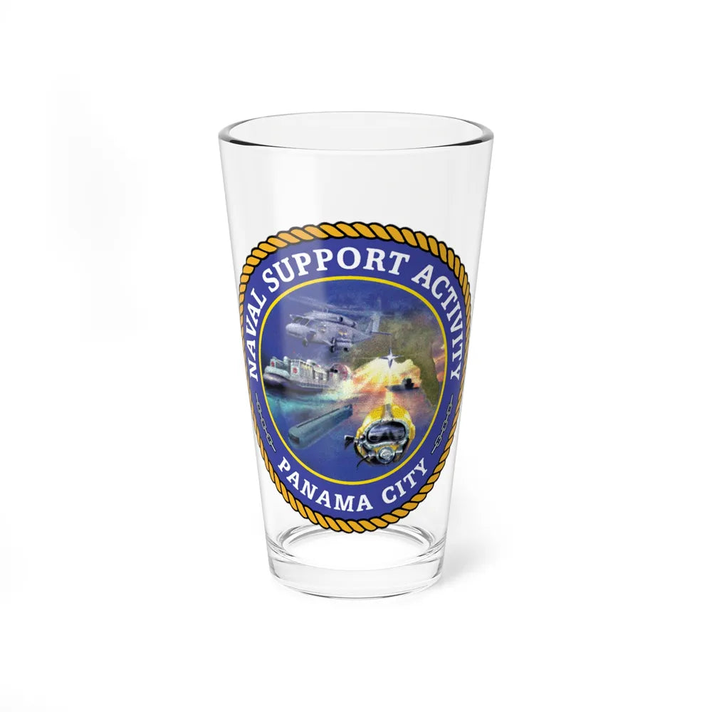 NSA Panama City Naval Support Activity (U.S. Navy) Pint Glass 16oz-16oz-Go Mug Yourself