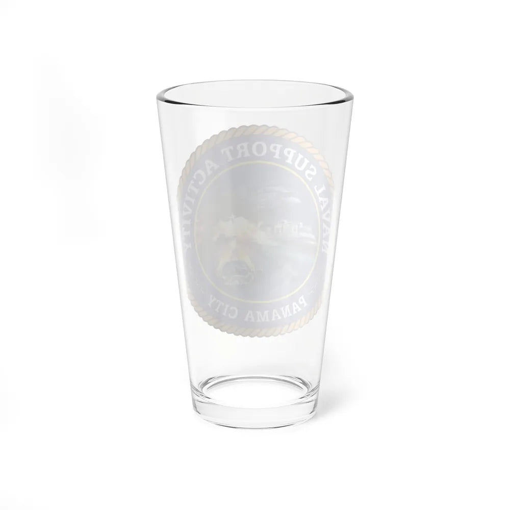 NSA Panama City Naval Support Activity (U.S. Navy) Pint Glass 16oz-Go Mug Yourself