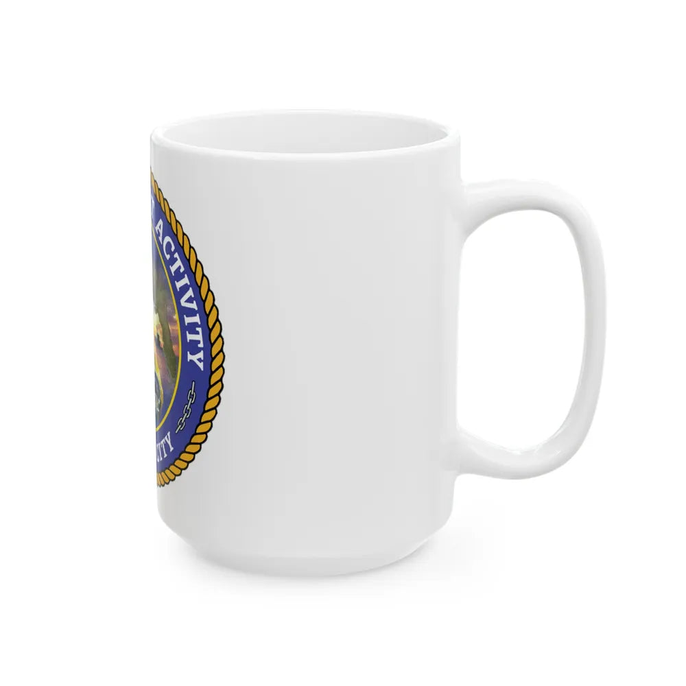 NSA Panama City Naval Support Activity (U.S. Navy) White Coffee Mug-Go Mug Yourself