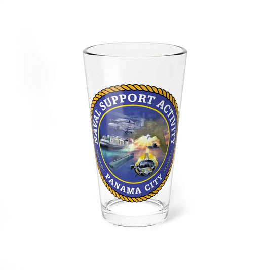 NSA Panama City Naval Support Activity (U.S. Navy) Pint Glass 16oz 16oz - Go Mug Yourself