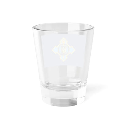 NSDCU flag (Ukraine) Shot Glass 1.5oz - Go Mug Yourself