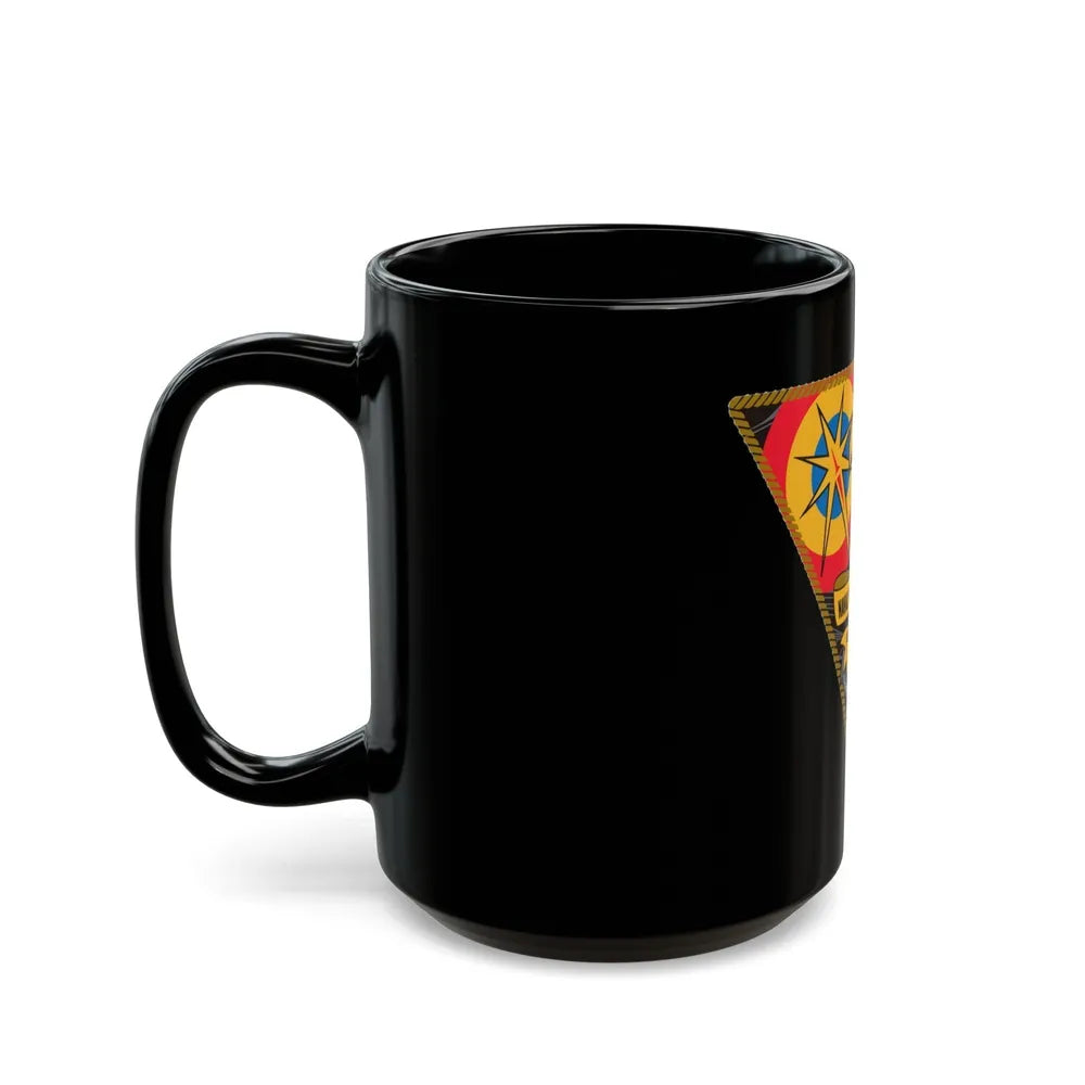 NSF DEVESELU Romania (U.S. Navy) Black Coffee Mug-Go Mug Yourself