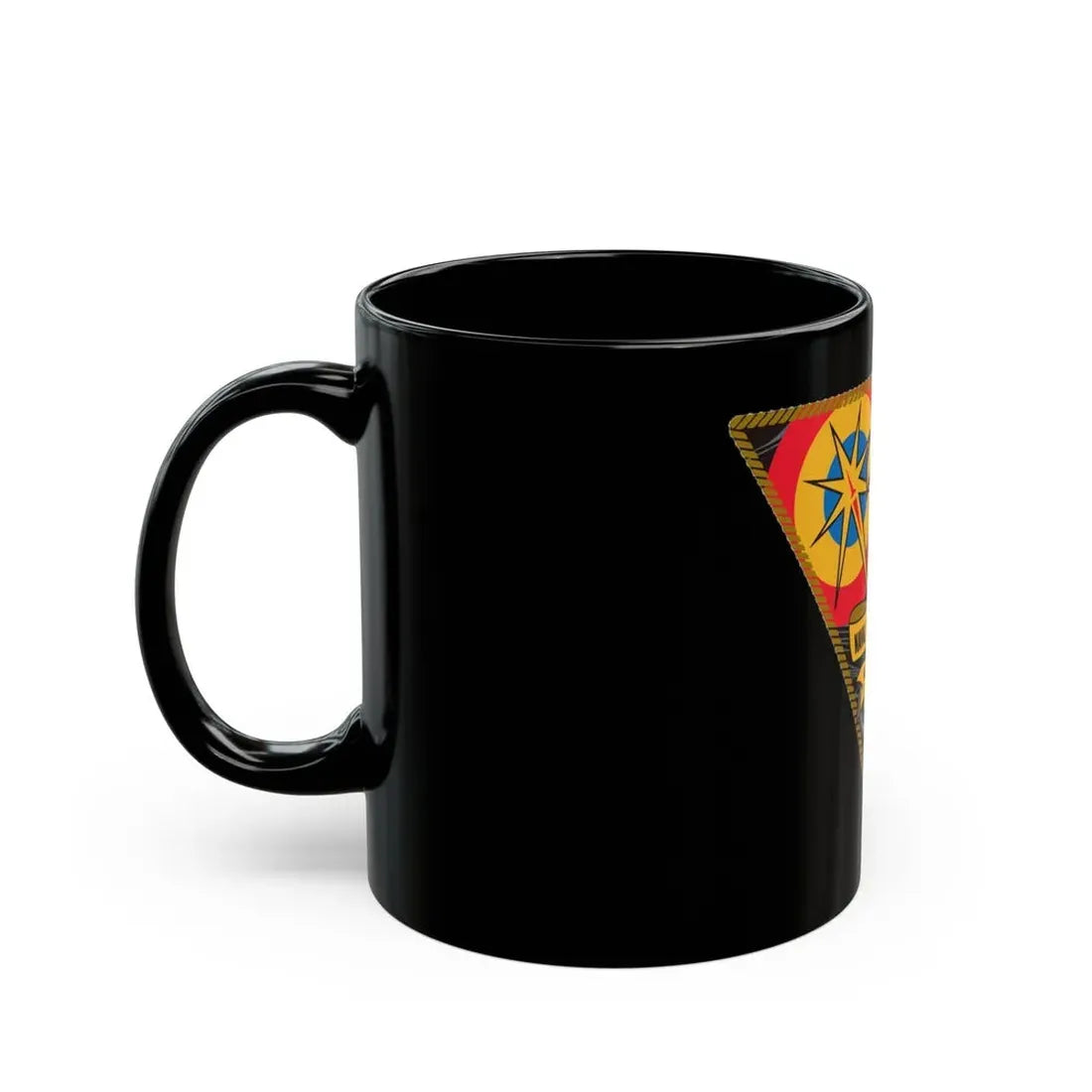 NSF DEVESELU Romania (U.S. Navy) Black Coffee Mug - Go Mug Yourself