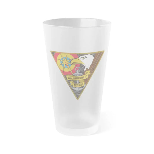 NSF DEVESELU Romania (U.S. Navy) Frosted Pint Glass 16oz Default Title - Go Mug Yourself