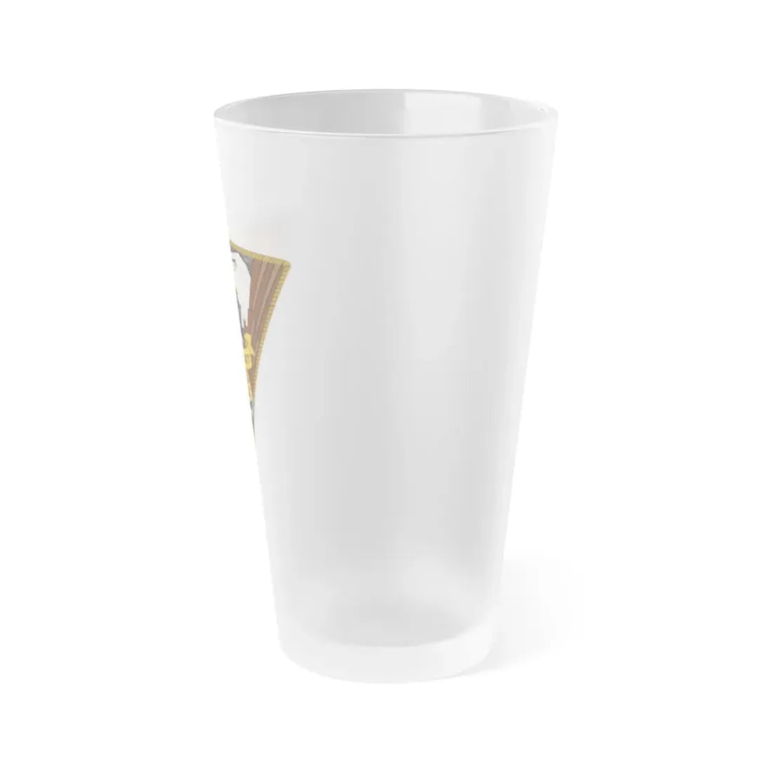 NSF DEVESELU Romania (U.S. Navy) Frosted Pint Glass 16oz - Go Mug Yourself