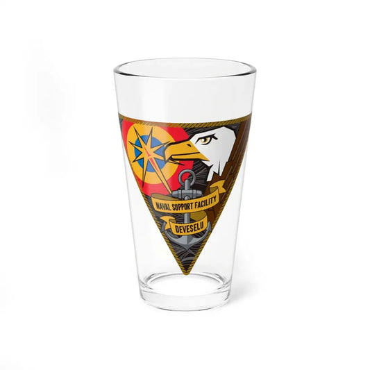 NSF DEVESELU Romania (U.S. Navy) Pint Glass 16oz 16oz - Go Mug Yourself
