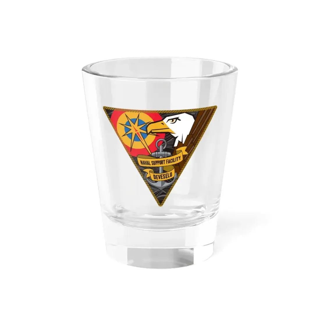 NSF DEVESELU Romania (U.S. Navy) Shot Glass 1.5oz 1.5oz - Go Mug Yourself