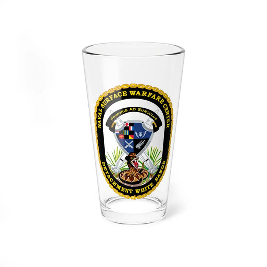 NSWC Detach White Sands (U.S. Navy) Pint Glass 16oz-16oz-Go Mug Yourself