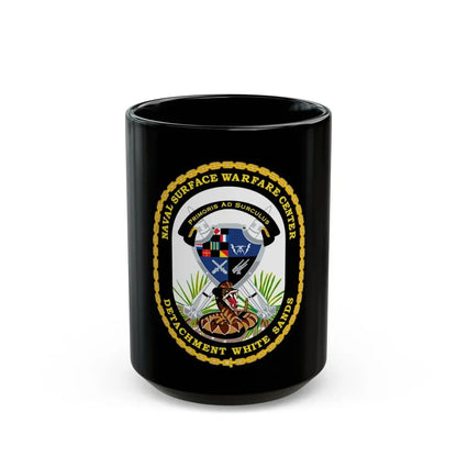 NSWC Detach White Sands (U.S. Navy) Black Coffee Mug 15oz - Go Mug Yourself