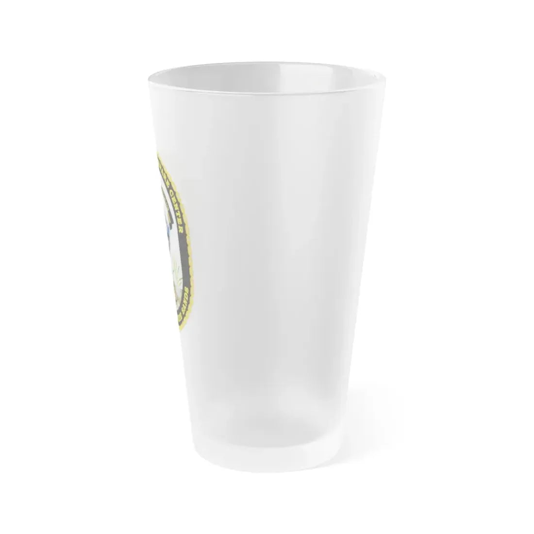 NSWC Detach White Sands (U.S. Navy) Frosted Pint Glass 16oz - Go Mug Yourself