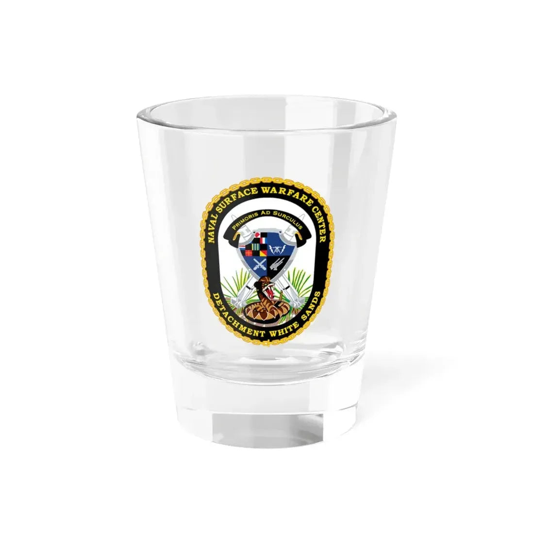 NSWC Detach White Sands (U.S. Navy) Shot Glass 1.5oz 1.5oz - Go Mug Yourself