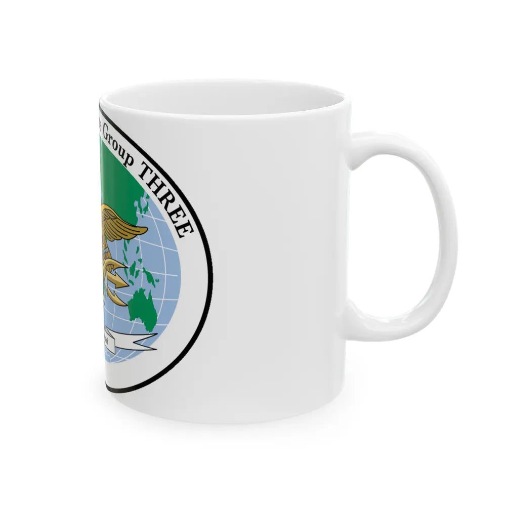 NSWG 3 Naval Special Warfare Group 3 (U.S. Navy) White Coffee Mug-Go Mug Yourself