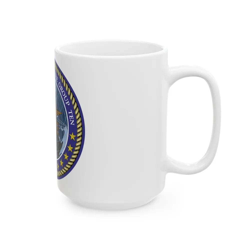 NSWG Ten (U.S. Navy) White Coffee Mug-Go Mug Yourself