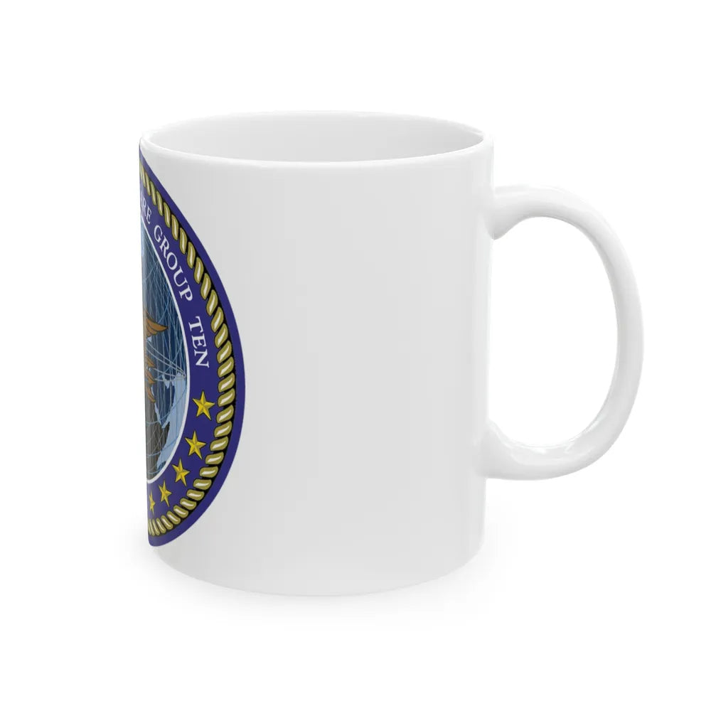 NSWG Ten (U.S. Navy) White Coffee Mug-Go Mug Yourself