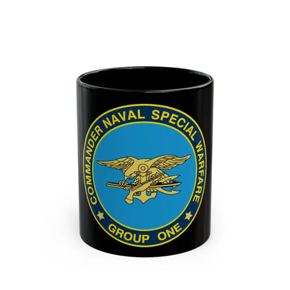 NSWG1 (U.S. Navy) Black Coffee Mug-11oz-Go Mug Yourself