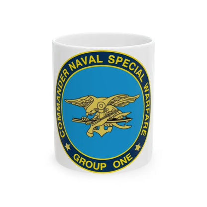 NSWG1 (U.S. Navy) White Coffee Mug-11oz-Go Mug Yourself