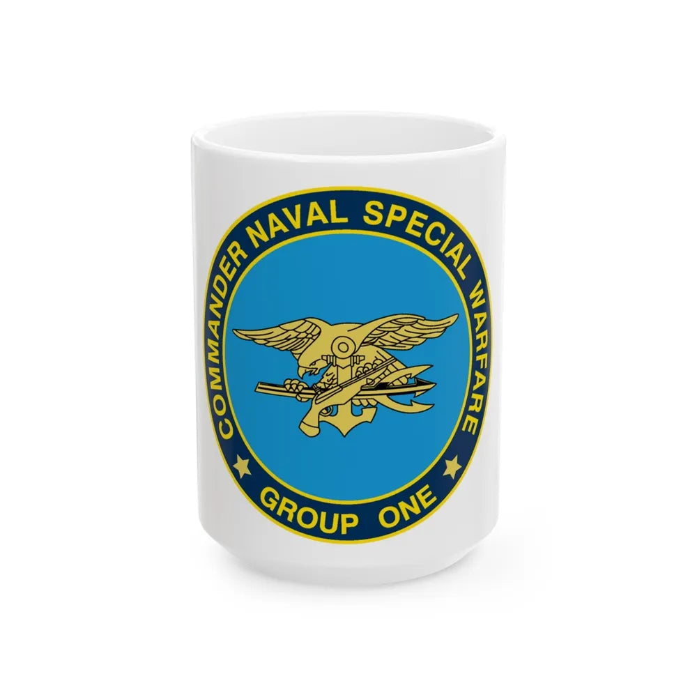 NSWG1 (U.S. Navy) White Coffee Mug-15oz-Go Mug Yourself