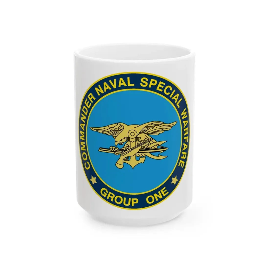 NSWG1 (U.S. Navy) White Coffee Mug 15oz - Go Mug Yourself