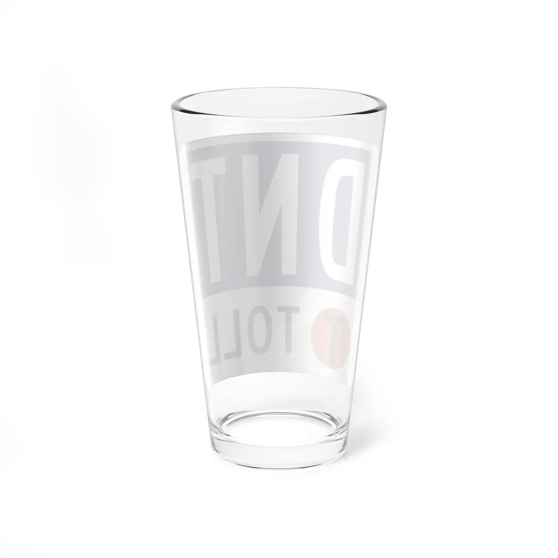 NTTA shield template (Texas) (Road Sign) Pint Glass 16oz - Go Mug Yourself