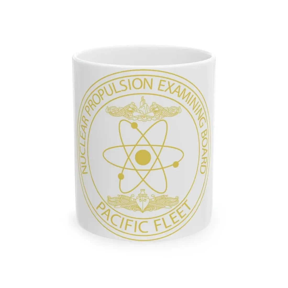Nuclear Propulsion Examining Board Pacific Fleet (U.S. Navy) White Coffee Mug 11oz - Go Mug Yourself