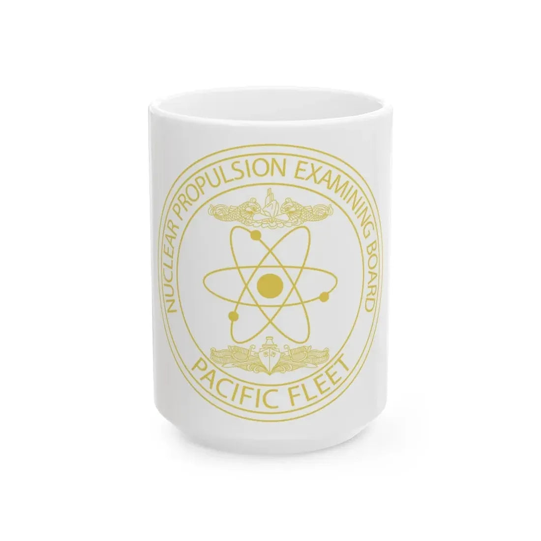Nuclear Propulsion Examining Board Pacific Fleet (U.S. Navy) White Coffee Mug 15oz - Go Mug Yourself