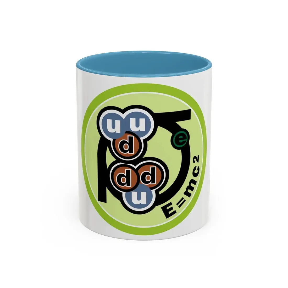 Nuclear Science (Boy Scout Merit Badge) Accent Coffee Mug 11oz Light Blue - Go Mug Yourself