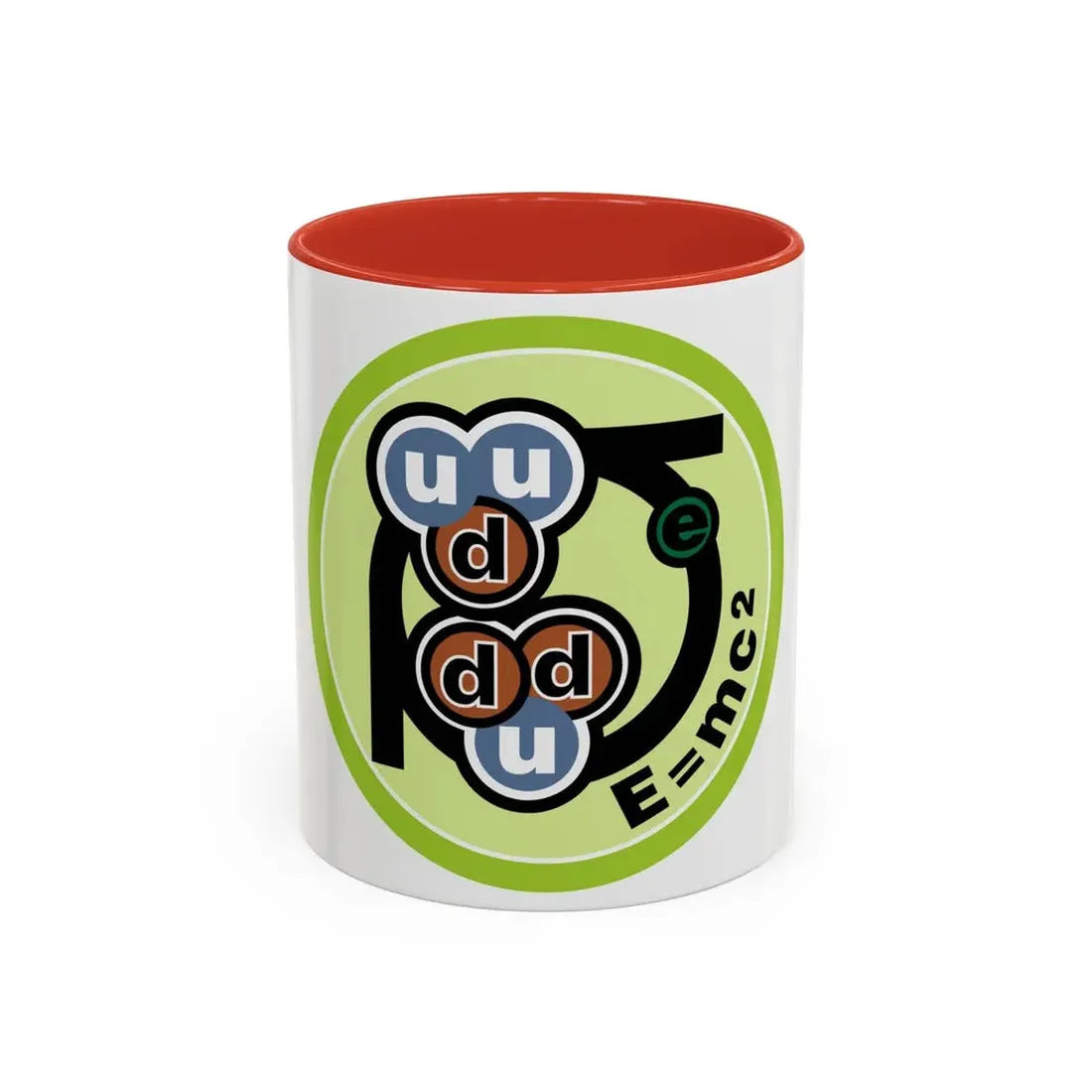 Nuclear Science (Boy Scout Merit Badge) Accent Coffee Mug 11oz Red - Go Mug Yourself