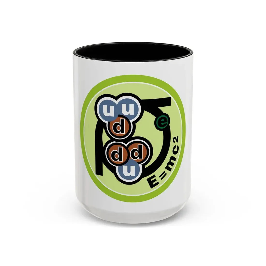 Nuclear Science (Boy Scout Merit Badge) Accent Coffee Mug 15oz Black - Go Mug Yourself