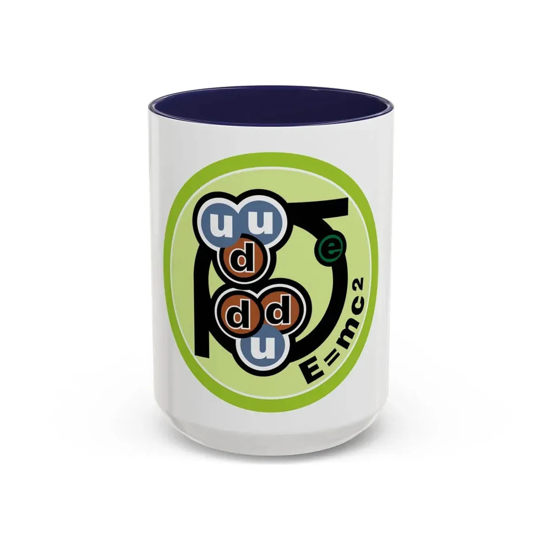 Nuclear Science (Boy Scout Merit Badge) Accent Coffee Mug 15oz Navy - Go Mug Yourself