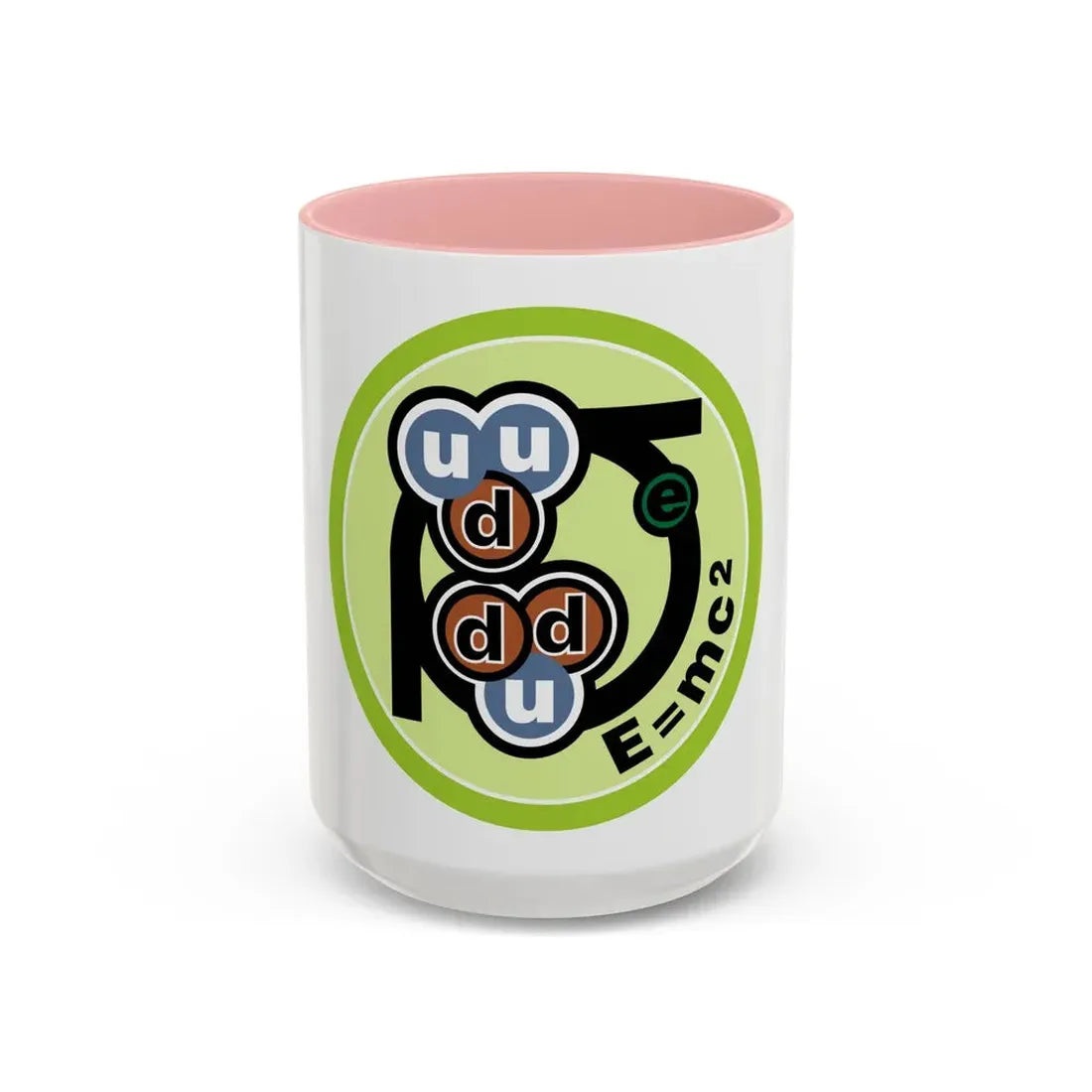 Nuclear Science (Boy Scout Merit Badge) Accent Coffee Mug 15oz Pink - Go Mug Yourself