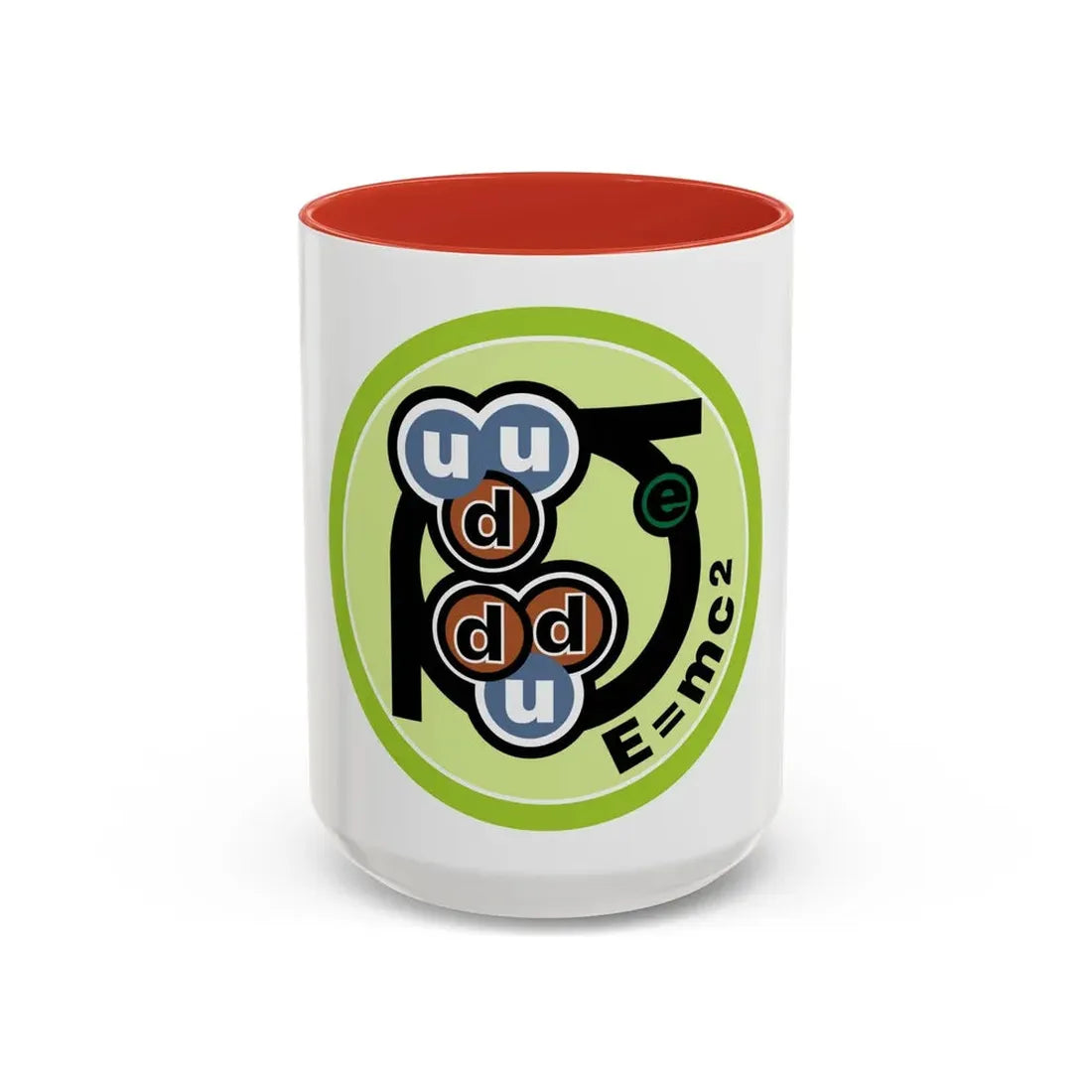 Nuclear Science (Boy Scout Merit Badge) Accent Coffee Mug 15oz Red - Go Mug Yourself
