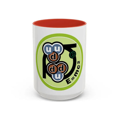 Nuclear Science (Boy Scout Merit Badge) Accent Coffee Mug 15oz Red - Go Mug Yourself